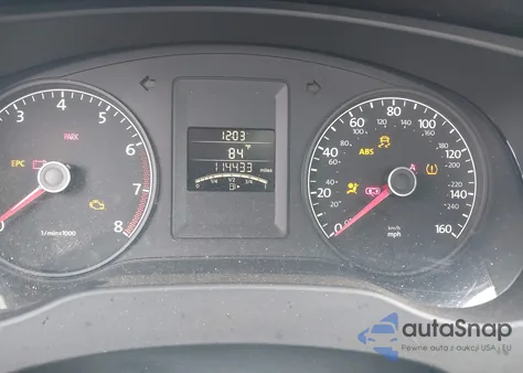 2012 Volkswagen Jetta 2.0L S из США, поврежденный, VIN 3VW2K7AJ6CM388191